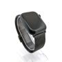 Pasek Opaska Bransoleta Mesh Metalowa z klamrą Czarny do Apple Watch 3 4 5 6 7 8 9 SE 38/40/41mm - 3